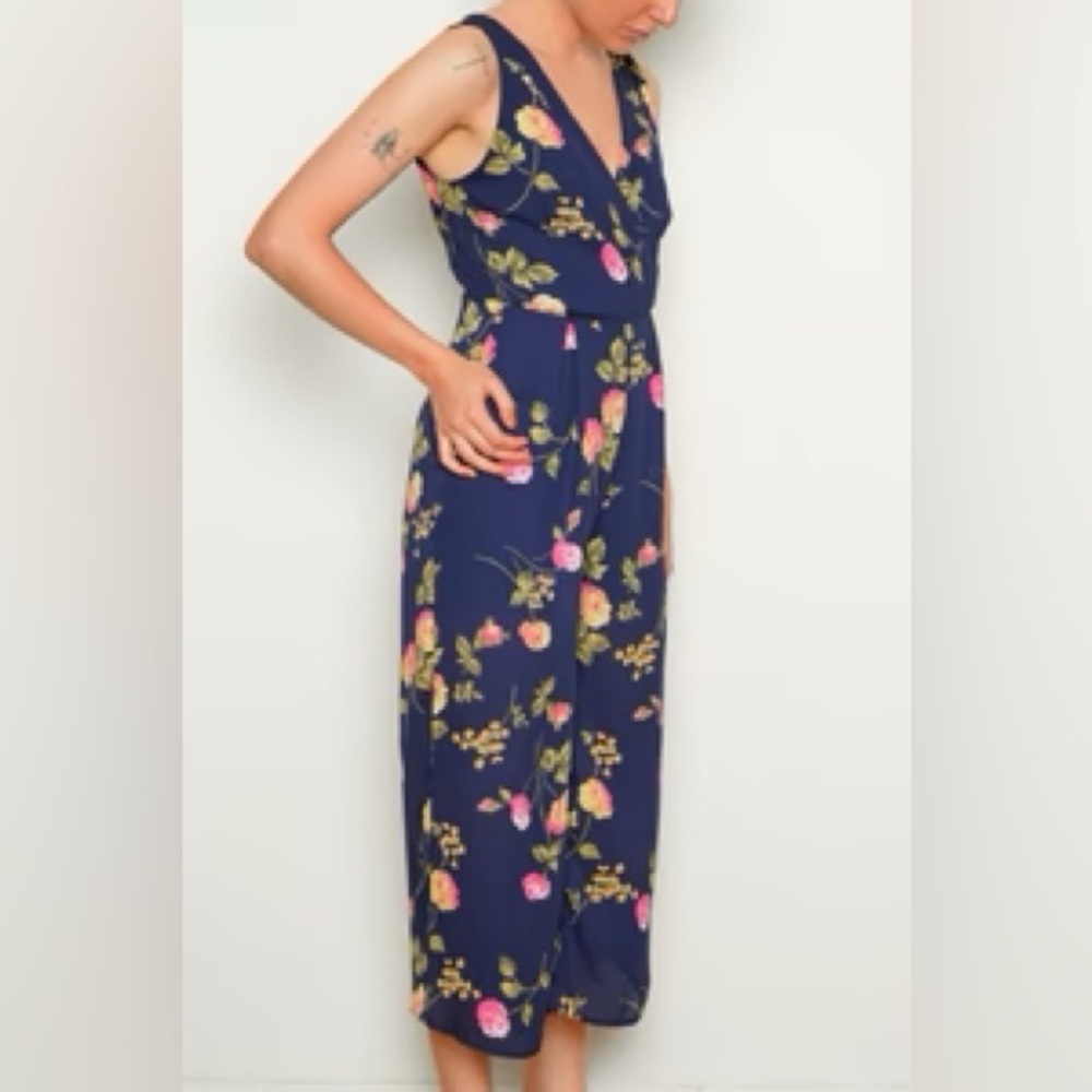 Sienna Sky Floral Navy Jumpsuit
